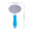 Cat Grooming Brush; Self Cleaning Slicker Brushes for Dogs Cats Pet Grooming Brush Tool Gently Removes Loose Undercoat; pet grooming